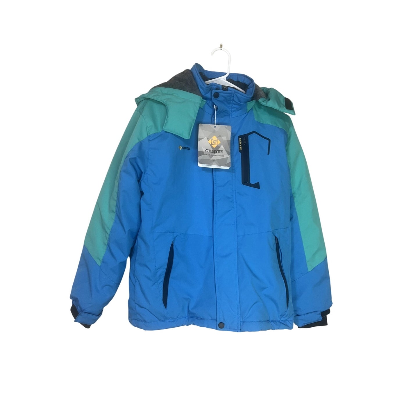 GEMYSE Focus On Ski Coat NWT Waterproof Hooded Snowboard XL 14/16