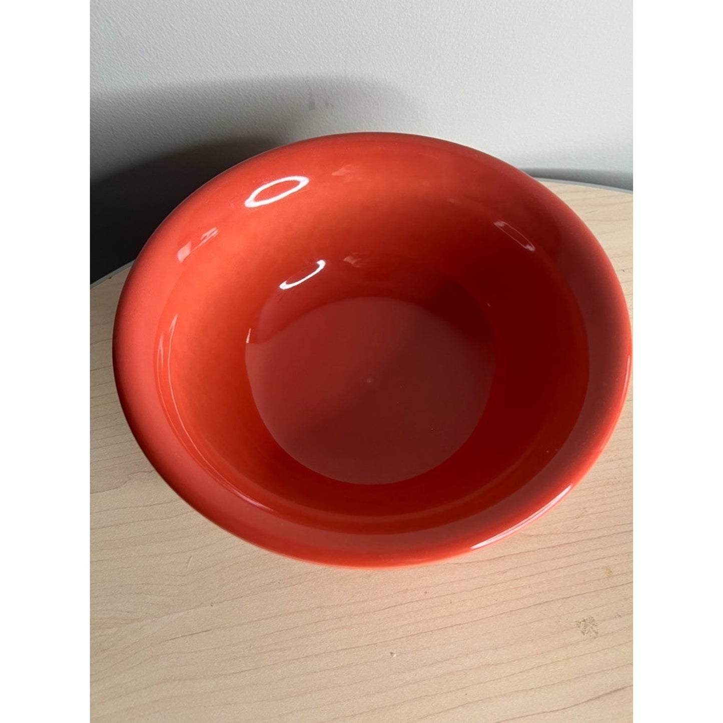 Fiesta Serving Bowl Persimmon Orange Post 86 HLC USA Homer Laughlin Retired 8.5"