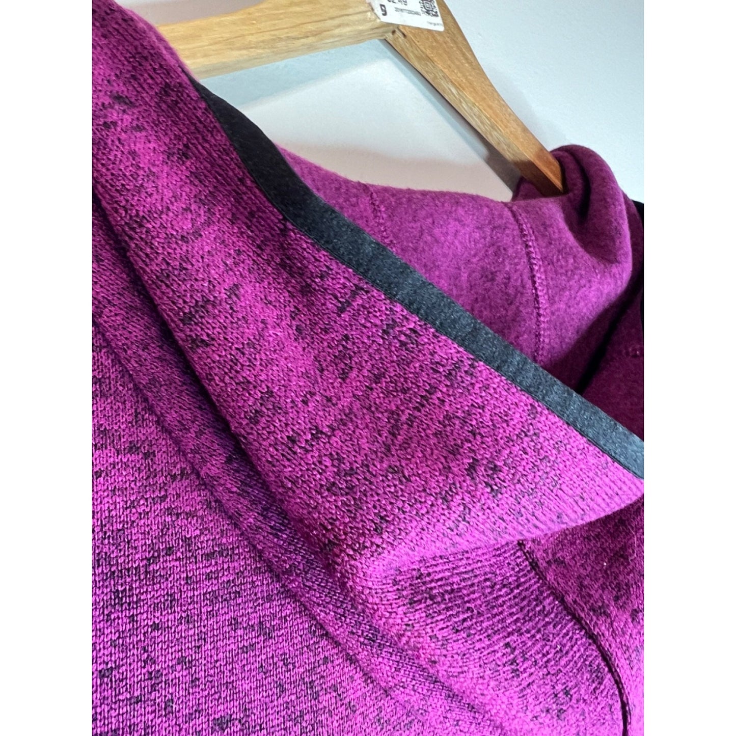 Alpine Design Mulberry Hooded Asymmetrical Zip Fleece Jacket XL