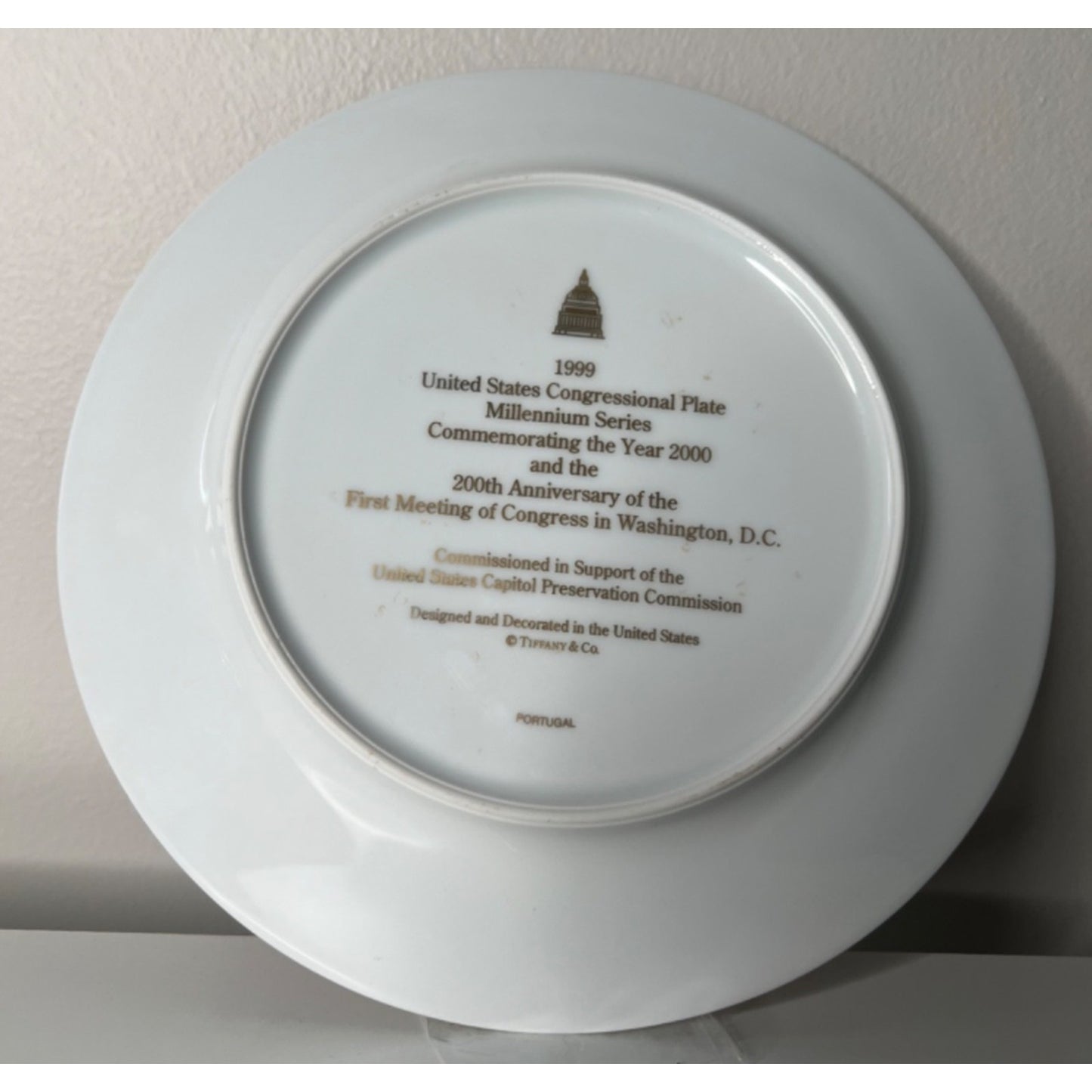 Tiffany and Co. 1999 United States Congressional Plate Millennium Series