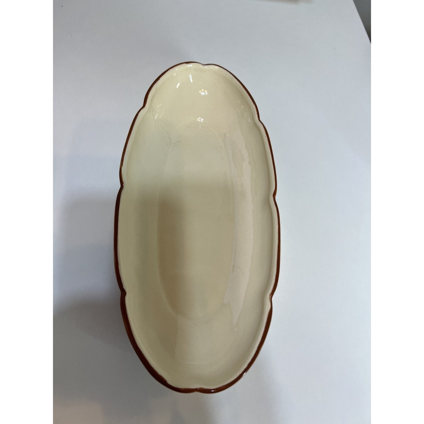 Vintage Franciscan Apple Oval Pickle Dish 8.5" Relish Tray Made in USA- USA mark