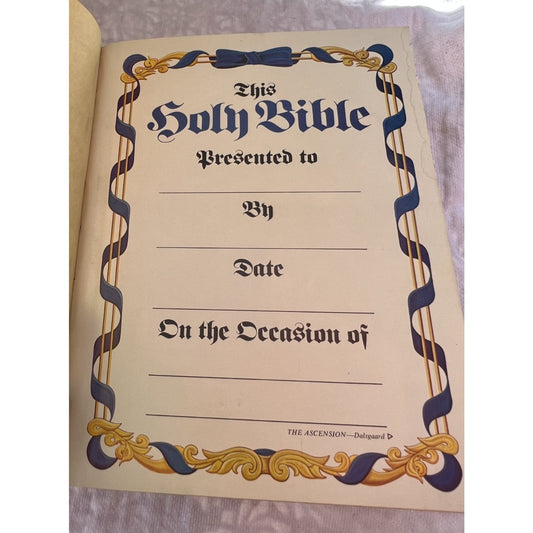 The Holy Bible King King James Version Kedeka Publishers 1976 HC