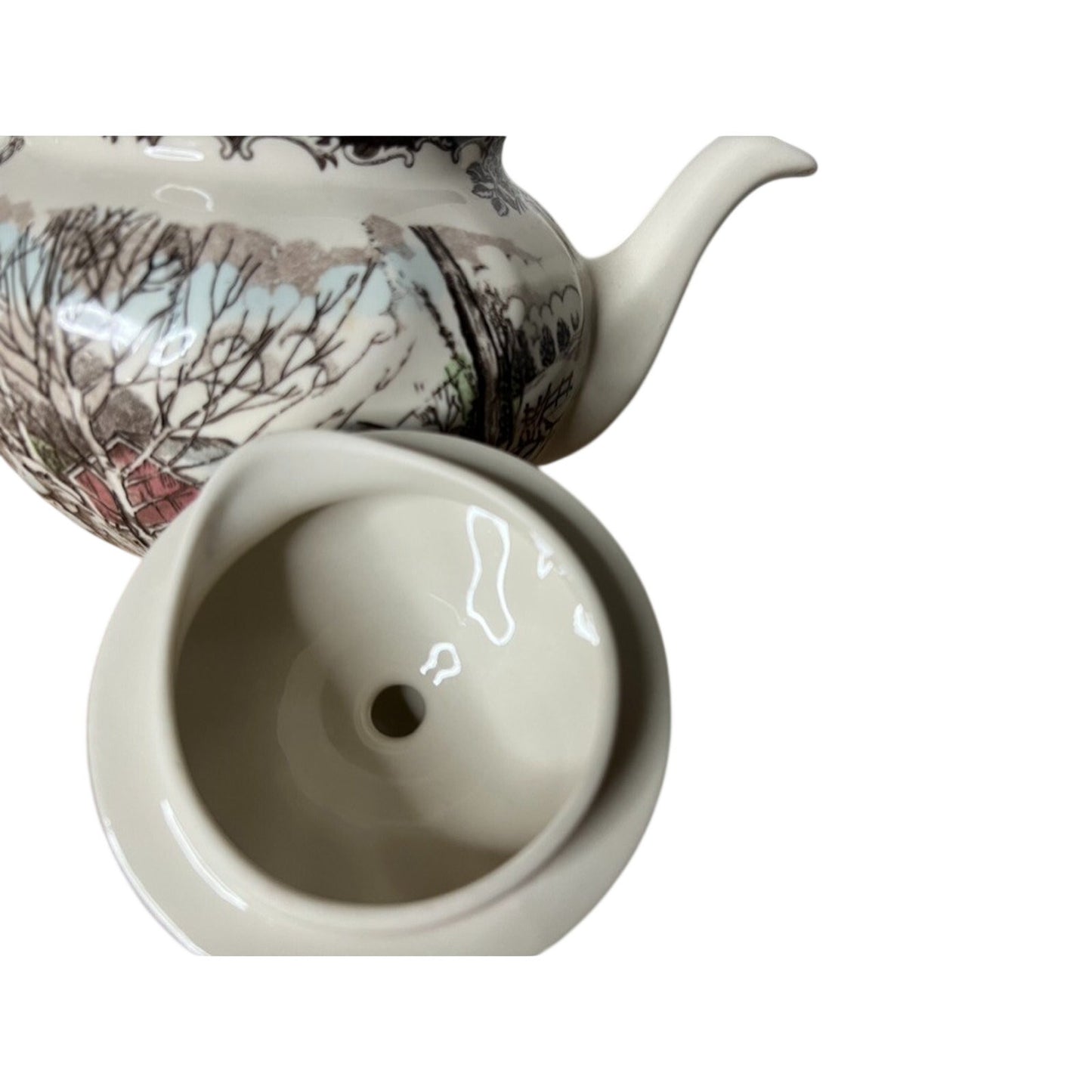Johnson Brothers The Friendly Village Tea Pot with Lid England Sugar Maples