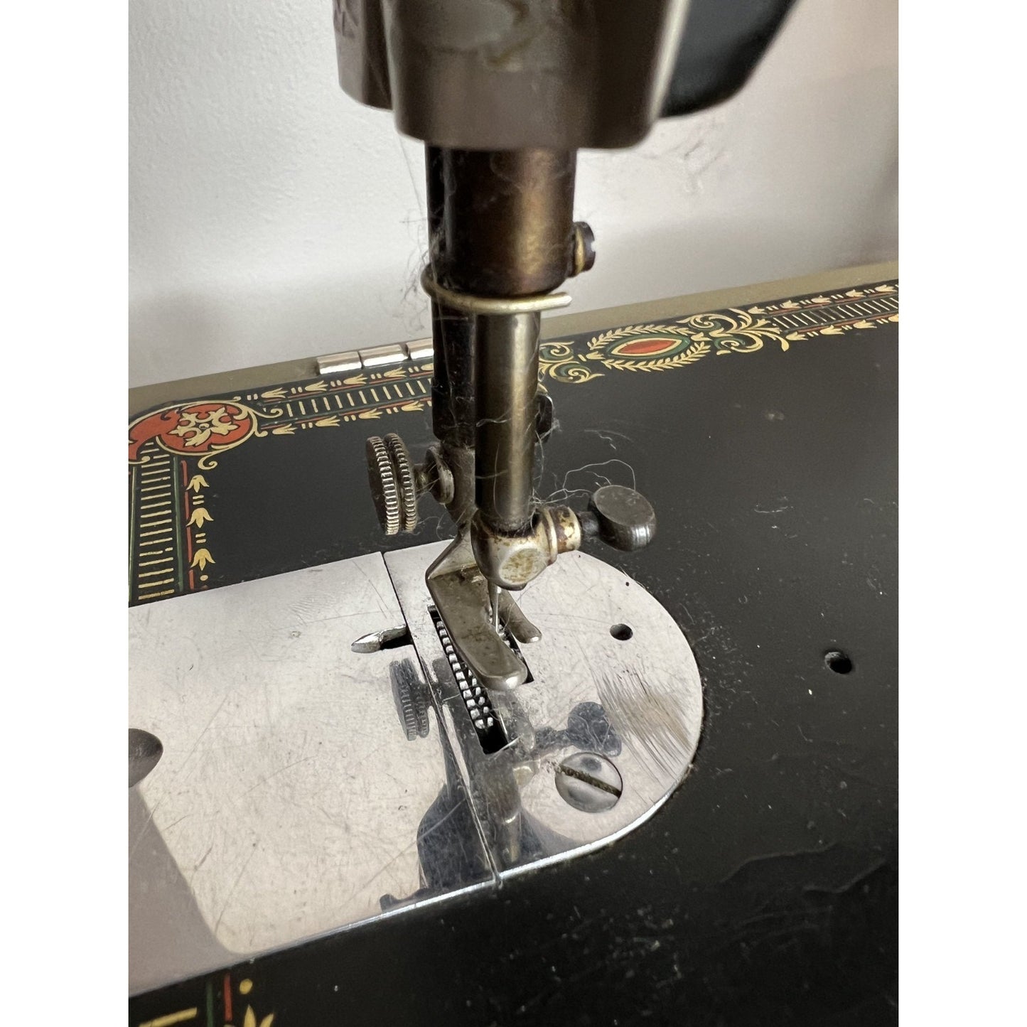 Singer Red Eye Mdl 66 Treadle Sewing Machine Head /Attachments Serviced & Tested