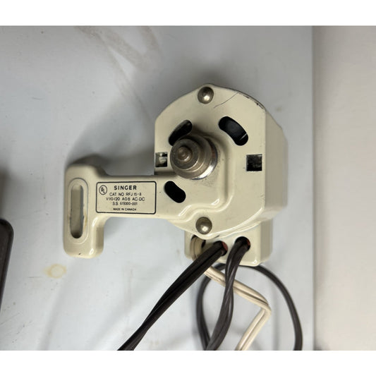 Singer Sewing Machine 301 Foot Controller Pedal RFJ 15-8 Motor & Light Switch