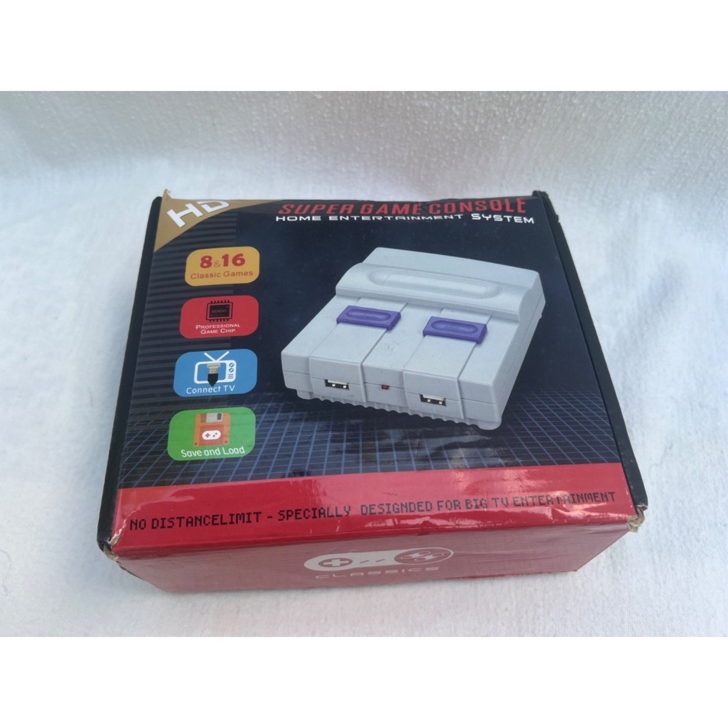 Super Mini SNES SN-02 retro NES hdmi TV game console w/ 821 classic games