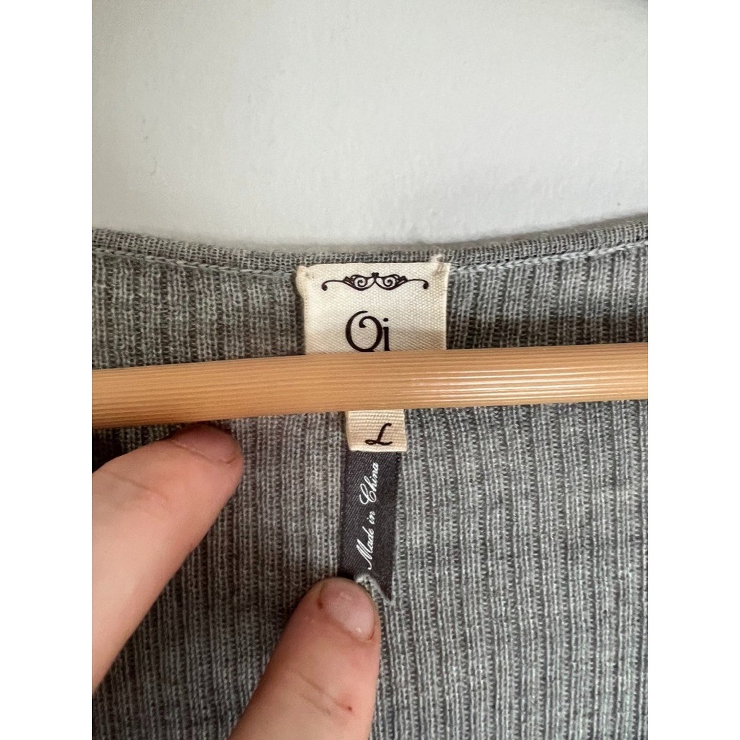 Qi Cashmere Wool Gray Knit Dress