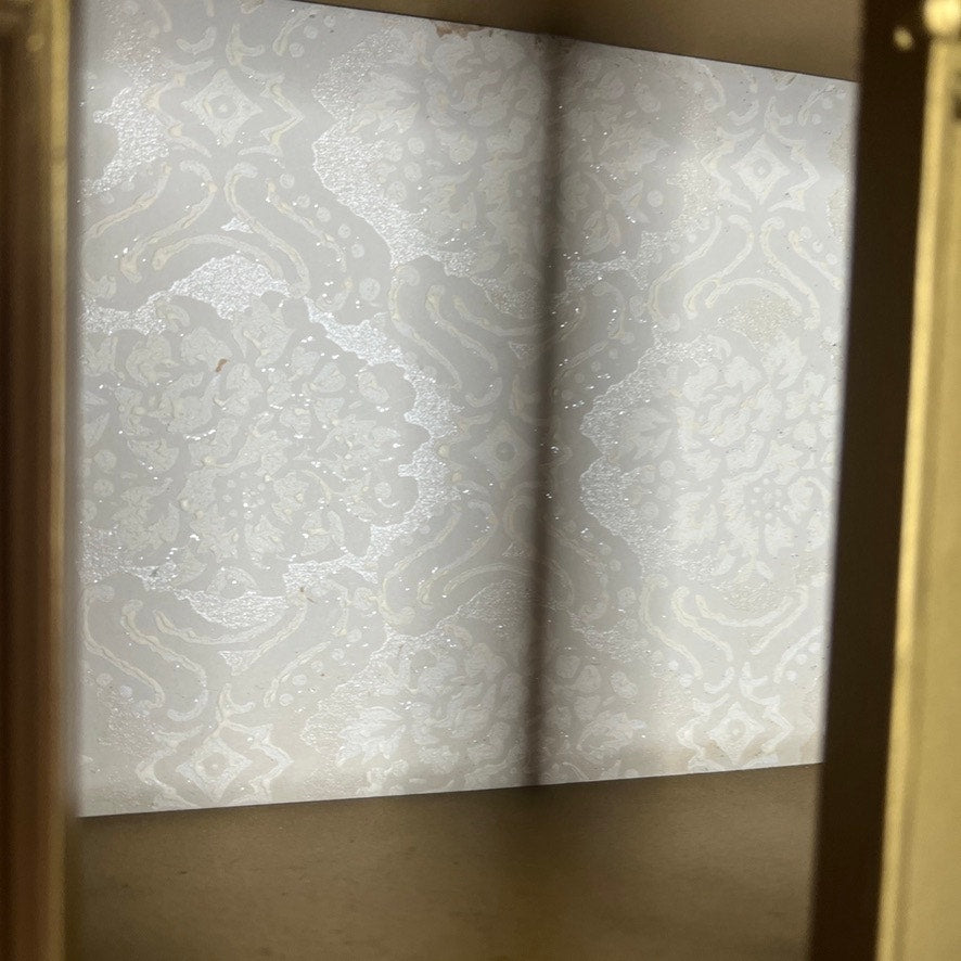 1971 Syroco 3602 Wall Mount Shadow Box Shelf mcmlxxi made usa gold color ornate