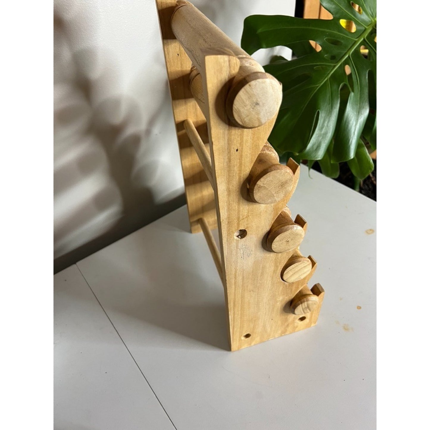 Bracelet Stand and Display 5 Tier Bracelet Holder Wooden Bracelet Organizer