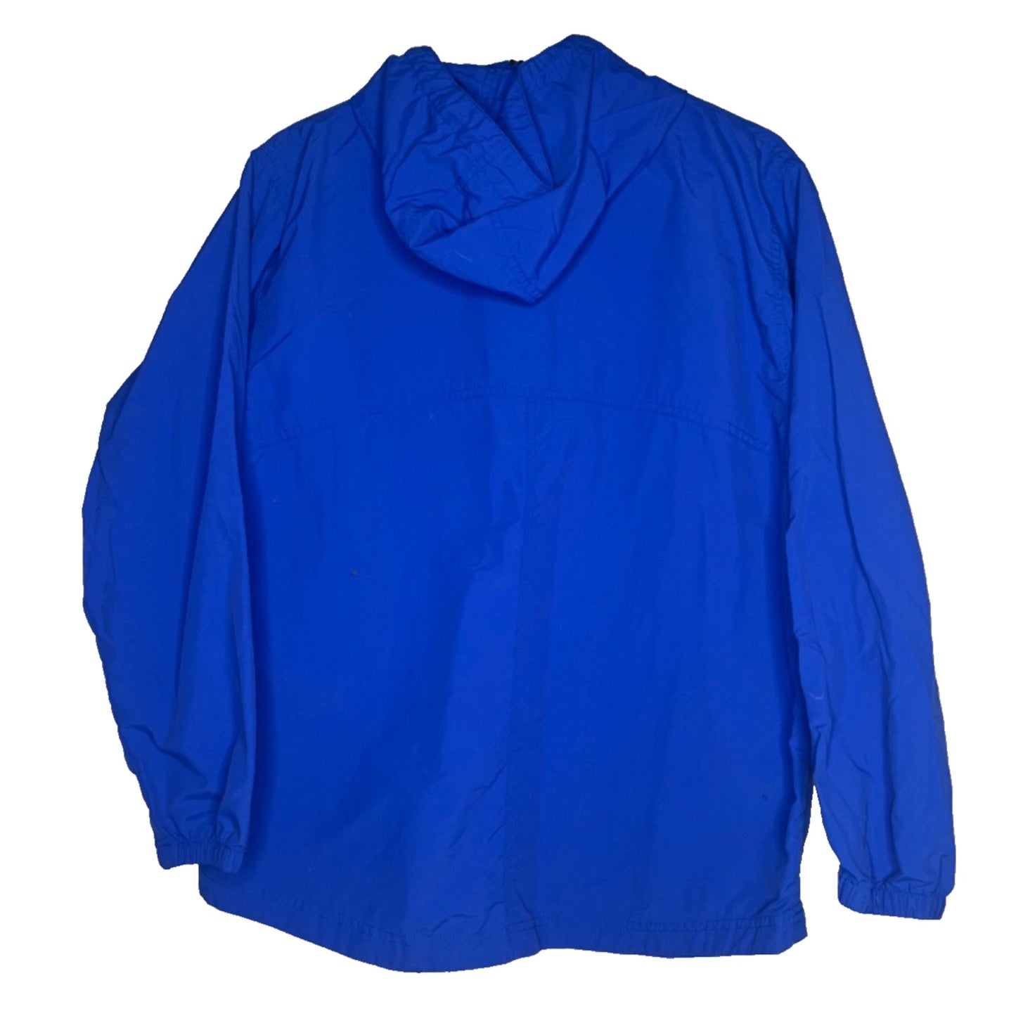 Vintage LL Bean Anorak Jacket Pullover Coat 1990s Royal Blue Small