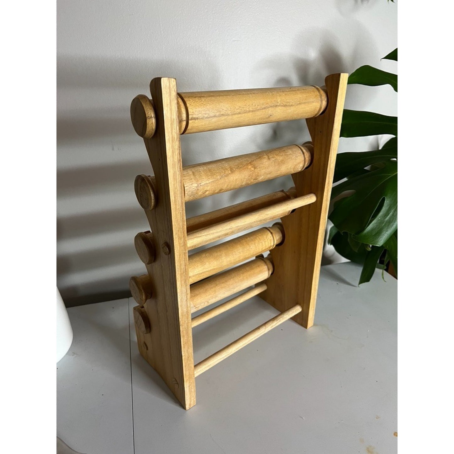 Bracelet Stand and Display 5 Tier Bracelet Holder Wooden Bracelet Organizer