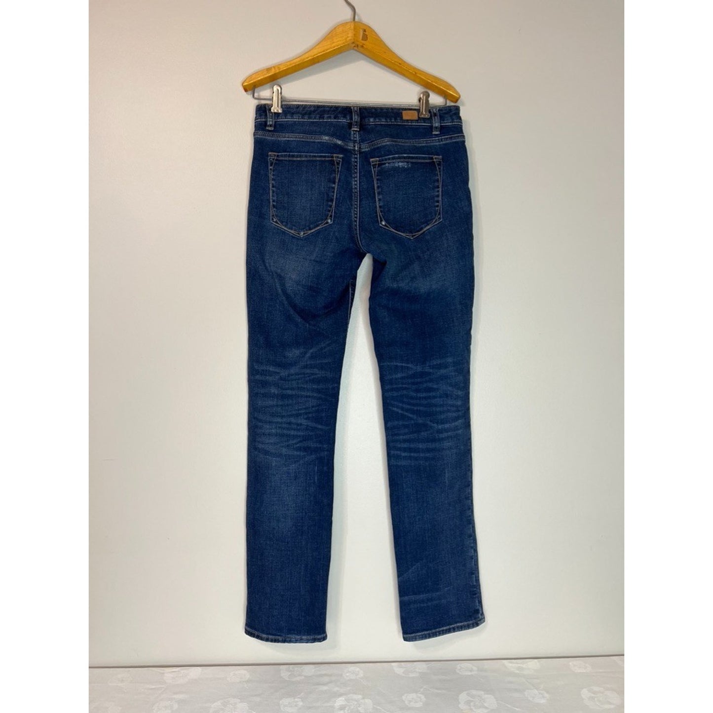 LL Bean 1912 Flannel Lined Jeans Size 4 Classic Fit Straight Leg