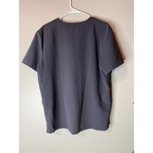 Mens FIGS Technical Collection Gray Scrubs Top V-Neck Medium & Free FIGS Jogger