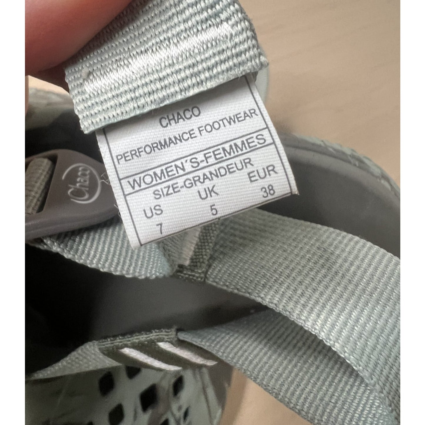 Chaco Chillos Clog Size US 7 M EU 38 Women's Closed Toe Sandals Green Mist