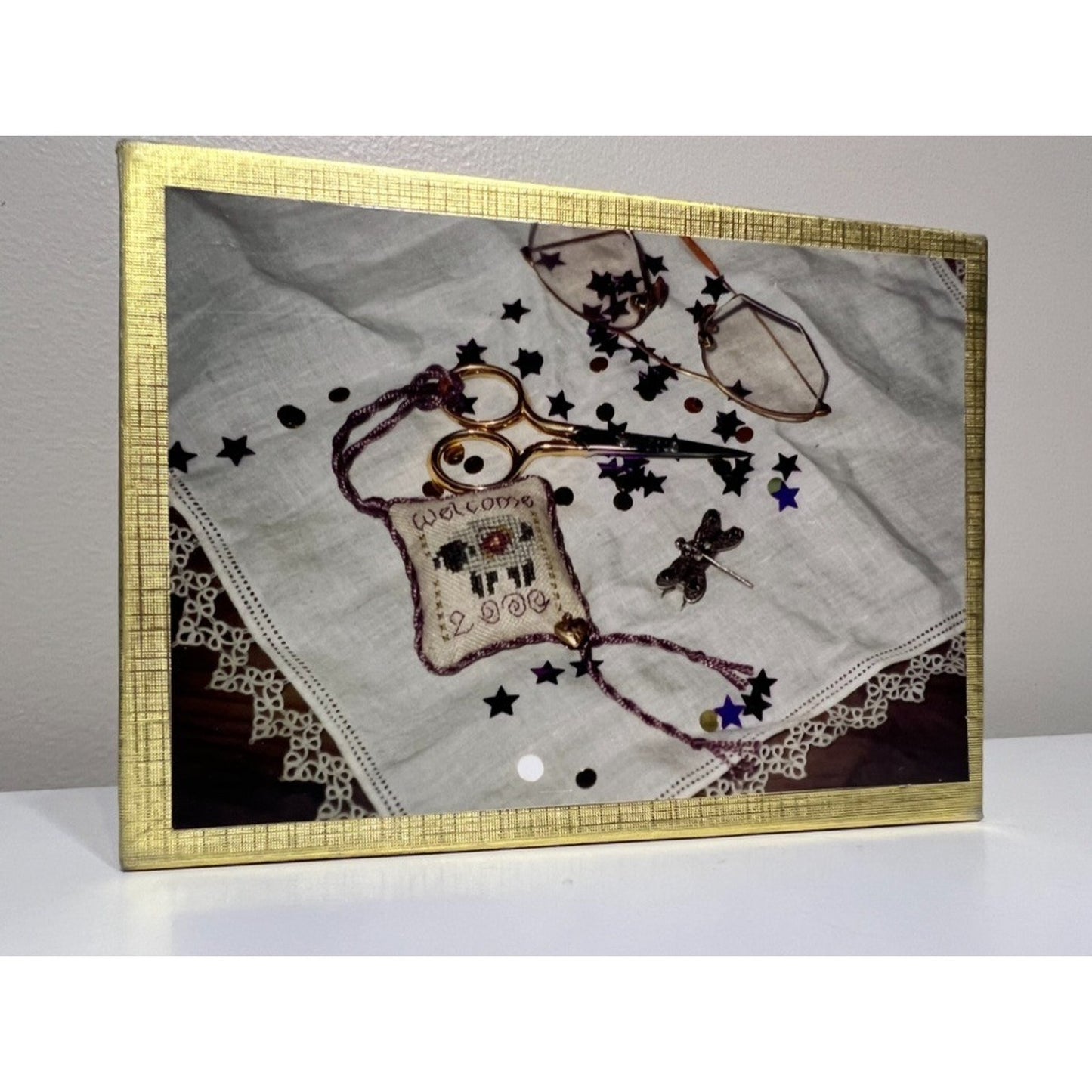 Shepherd's Bush Shepherd's Scissor Fob 3D Cross Stitch Kit Millenium 2000 RARE