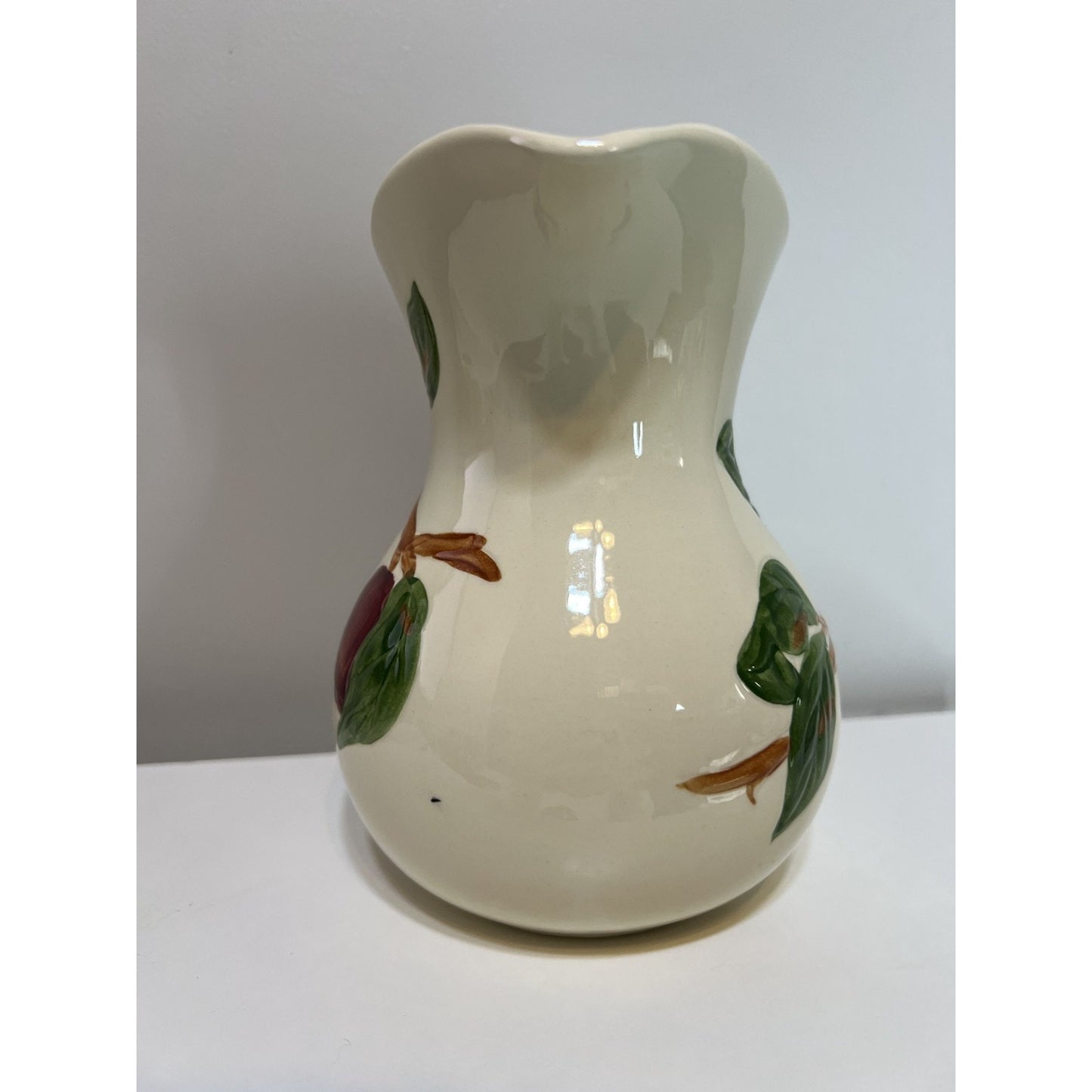 Franciscan Apple Handled Milk Pitcher 6" Gladding McBean USA California