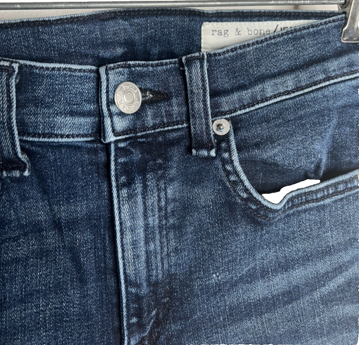 Rag & Bone Jeans High Rise Skinny Ankle Womens Size 26 Stretch Denim
