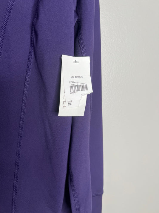 NWT Cato Active Live Well Purple Jacket Long Sleeve Full Zip XL