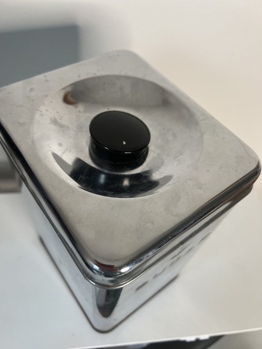 Vintage Lincoln Beautyware Metal Sugar Kitchen Canister 9"