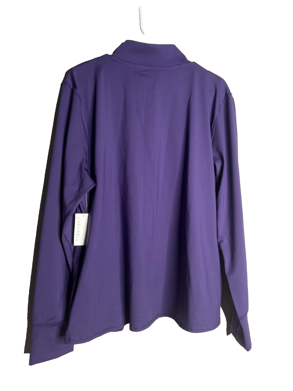 NWT Cato Active Live Well Purple Jacket Long Sleeve Full Zip XL