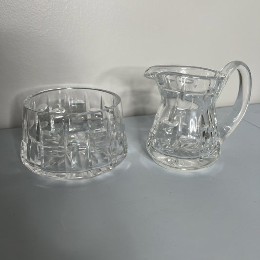 Waterford Crystal Tralee Creamer & Sugar