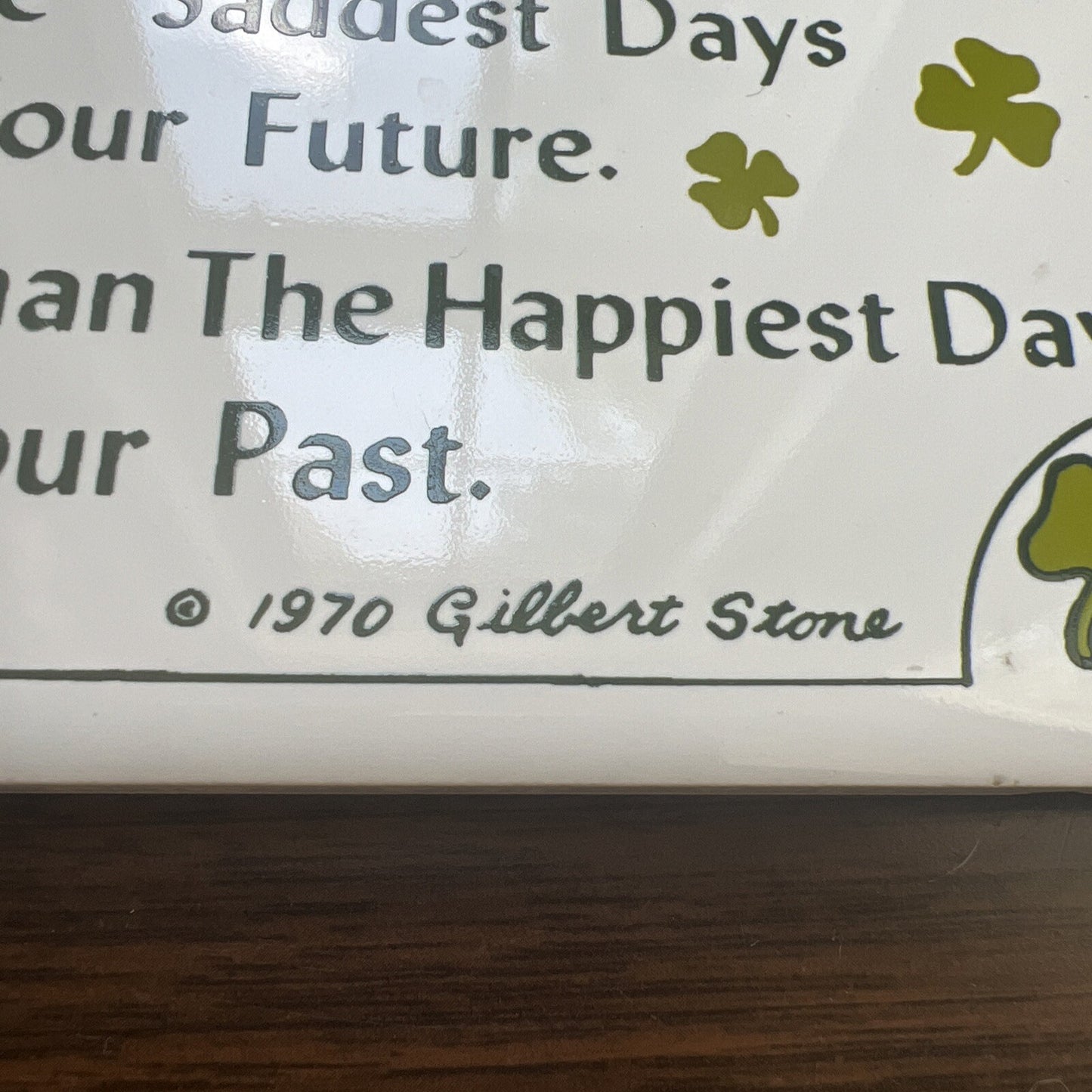 Irish Shamrock Trivet St Patrick’s Day White & Green