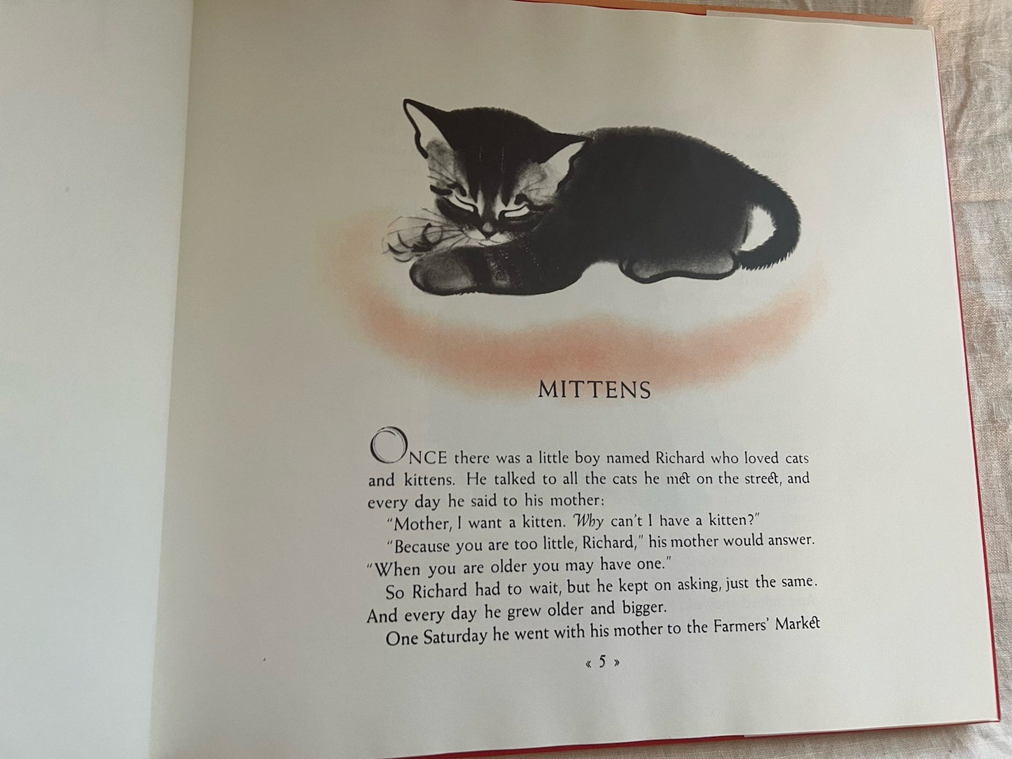 Vintage Set 1998 Hardcover in DJ Barkis, Mittens & Smudge Clare Turlay Newberry