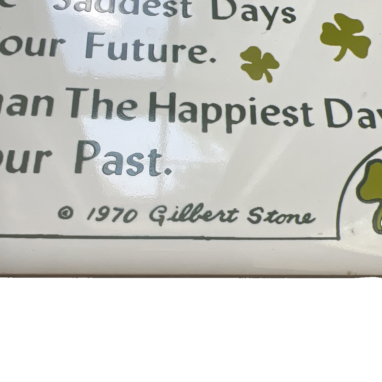 Irish Shamrock Trivet St Patrick’s Day White & Green